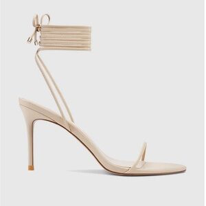 Femme LA barely there lace up heel